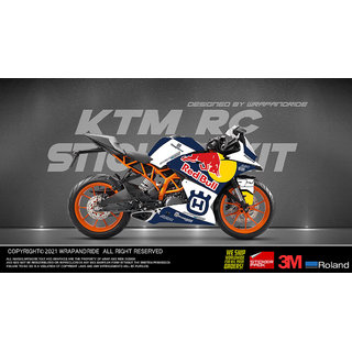 Buy KTM RC 125 / 200 / 390 Redbull 2.0 Edition Full Body Wrap Decal ...