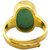 Rs Jewellers Emerald Panna 5.35 ratti Stone Panchdhatu Adjustable Ring for Women Metal Emerald Gold Plated Ring