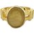 RS Jewellers Certified yellow sapphire 5.04 Carat Panchdhatu Gold Plating Astrological Ring for Men  Women