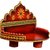 B.M. Sales singhasan of Wooden Decorative Kundan Art Work Singhasan for laddu gopal,ganesh ji etc. of (Multicolour)