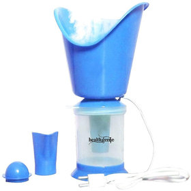 Healthgenie Face, Nose, and Cough Steamer 3 in 1 Plastic Steam Vaporizer, Nozzle Inhaler, Facial Sauna, and Facial Steam