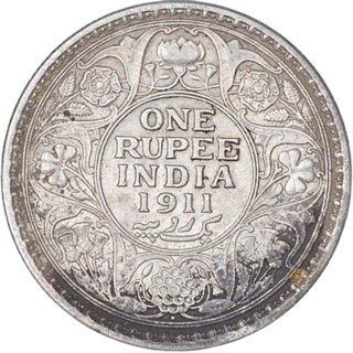 one rupees 1911