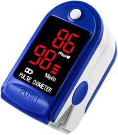 Scorpion Finger Tip Pulse Oximeter - Blood Oxygen Saturation (SpO2) and Pulse Rate Monitor - Portable LED Display Batte