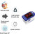 OximeterHealthgenie HGPOXM-101 Finger Tip Pulse Oximeter measuring SpO2 and Pulse Rate, Oxygen Saturation Monitor, Oxyge