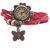 Nubela Red Color Bracelet Leather Strap Analog Watch - Women