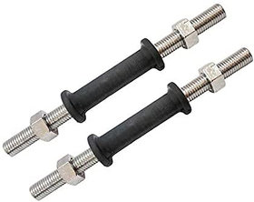 Scorpion 12 Dumbbell Rod with Rubber Grip x 2 Pcs, for Home Gym Exercise, Fitness and Commercial Use