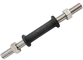 Scorpion 12 Dumbbell Rod Single with Rubber Grip for Home Gym Exercise, Fitness and Commercial Use