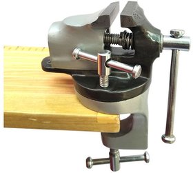 Scorpion-Table Vice Clamp Type Revolving 32 mm (1-1/4 inch) Cast Iron Professional Table Baby Vice Clamp Type