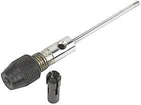 Adapter Handheld Pin Vise Chuck Set Holds up to 3/32 inch 2.5 mm Vise with Extra Collet for Drilling Jewelry Making