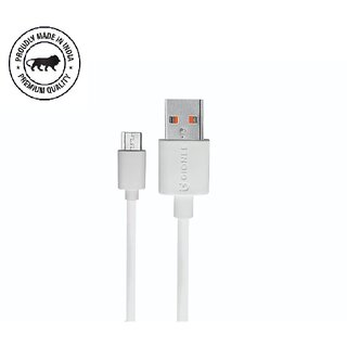 Gionee 2.4 Amp Micro USB Cable Quick Fast Charging Cable | Charger Cable | High Speed Transfer Android V8 Cable 1 meter.