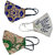 Trendchicks partywear 3 layered designer mask combo for women (3 Masks)
