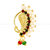 Vighnaharta Gold Plated with Peals Alloy Maharashtrian Cultural Nath Nathiya./ Nose Pin for women VFJ1003NTH-Press