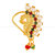Vighnaharta Gold Plated with Peals Alloy Maharashtrian banu Nath Nathiya./ Nose Pin for women VFJ1005NTH-TAR