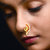 Vighnaharta Gold Plated Red Stone with Peals Alloy Maharashtrian Nath Nathiya./ Nose Pin for women VFJ1006NTH-TAR