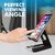 Portronics Modesk 4 POR-1271 Universal Mobile Phone Stand with Card  Pen Holder (Black)