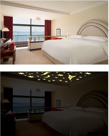 Night Glowing Radium Magic Stars, Planets, Moon (118 nos.) for Kids Rooms - 1 Pack