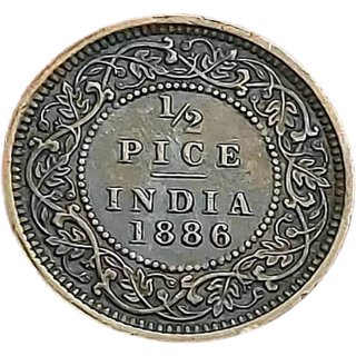 half pice 1886