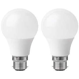 7W Standard Cool Daylight LED Bulb Pack of 2 (White)
