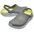 Crocs LiteRide Slate Grey  Lime Green  Back Strap Clogs Unisex