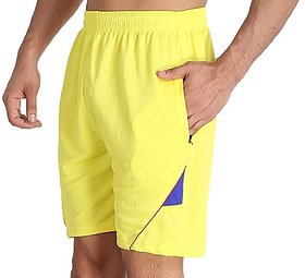M.R.D.Designer Hub Men Polyester Yellow Shorts