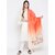 Get Wrapped Multicolour Dyeable and Digital Tasseled Dupattas for Women- Combo Pack of 2