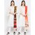 Get Wrapped Multicolour Digital Dupatta with Fancy Tassels for Women - Combo Pack of 2