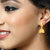 Vighnaharta Traditional wear south screw back 1gm Gold plated alloy jhumki Bali Earring for women and Girls