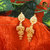 Vighnaharta Traditional wear south screw back 1gm Gold plated alloy jhumki Earring for women and Girls