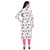 BLANCORA Women Floral Print Keyhole Neck Straight Kurta