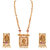 Sukkhi Spectacular Pearl Gold Plated Goddess Temple Jewellery Long Haram Necklace Set for Women