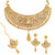 Sukkhi Glossy Gold Plated LCT Stone Choker Necklace Set for Women
