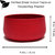 Elemntl Metal Planter Pot for Indoor Plants (Matte Red, Set of 2) 5.5 x 3 in Planter For Living Room Decor