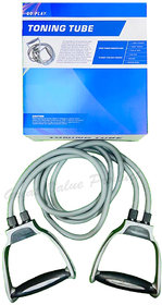 Hard Toning Tube  Resistance Tube  Toning Tube  Fitness Tube  Exercise Tube(Grey)