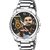 HRV Men's Round Dial Silver Strap Analog Watch