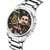 HRV Men's Round Dial Silver Strap Analog Watch