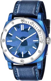 HRV Men's Round Dial Blue Strap Analog Watch