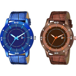 HRV Men's Round Dial Multi Strap Analog Watch