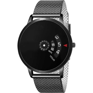 メンズウェア Black Watch Collared Snead Buy Sonata Super Fibre Analog Black Dial Mens Watch - ND7963PP02J