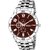 HRV Men's Round Dial Silver Strap Analog Watch