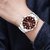 HRV Men's Round Dial Silver Strap Analog Watch