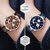 HRV Men's Round Dial Multi Strap Analog Watch