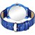 HRV Men's Round Dial Blue Strap Analog Watch