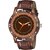 HRV Men's Round Dial Brown Strap Analog Watch