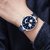 HRV Men's Round Dial Blue Strap Analog Watch