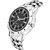 HRV Men's Round Dial Silver Strap Analog Watch
