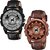 HRV Men's Round Dial Multi Strap Analog Watch