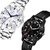HRV Men's Round Dial Multi Strap Analog Watch