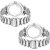 HRV Men's Round Dial Silver Strap Analog Watch