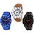 HRV Men's Round Dial Multi Strap Analog Watch