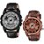 HRV Men's Round Dial Multi Strap Analog Watch